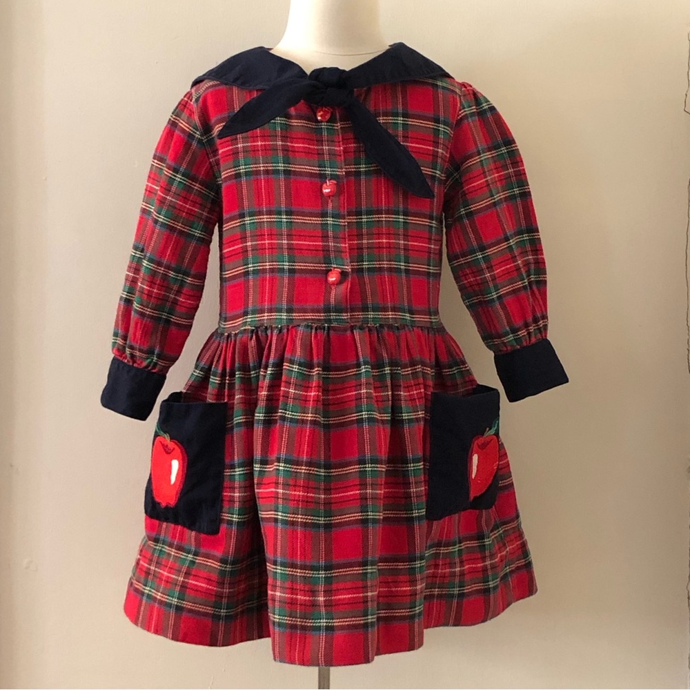 Vintage Girls Toddler Dress 🍎